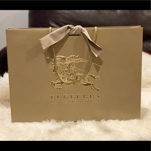 Authentic Burberry retail gift wrap bag